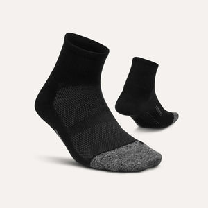 Feetures Elite Running Socks Max Cushion Quarter feetures .nz