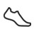No Show Tab Sock Height Icon
